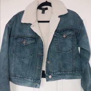 Sherpa lined Jean jacket